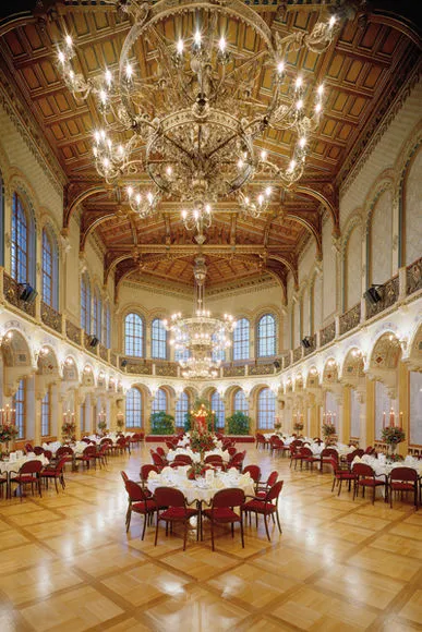 Foto des großen Ferstelsaals im Palais Ferstel